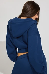 Haut à capuchon bouffant zippé SoftTerry