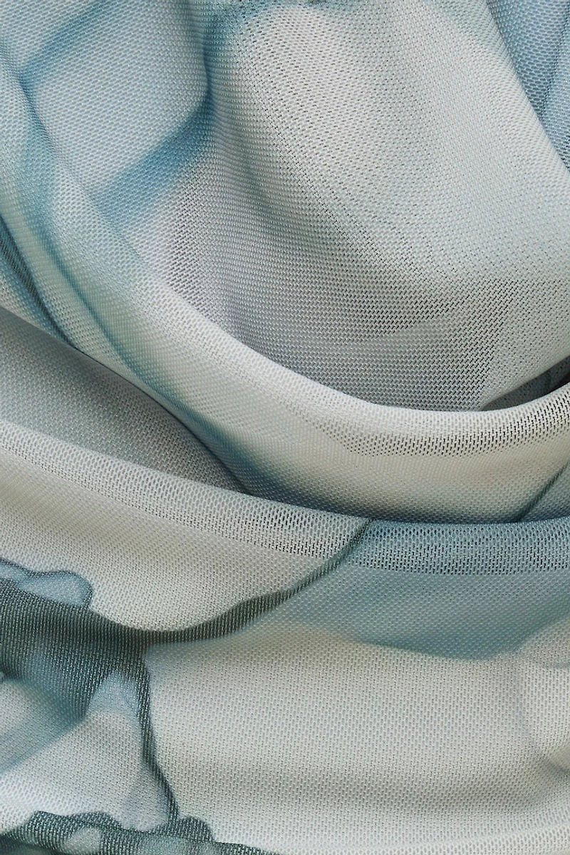 Haut licou en maille à col châle