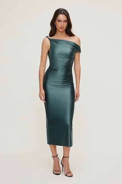 Jayde Stretch Satin Maxi Dress
