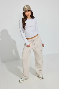 Estelle Long Sleeve Boatneck Top