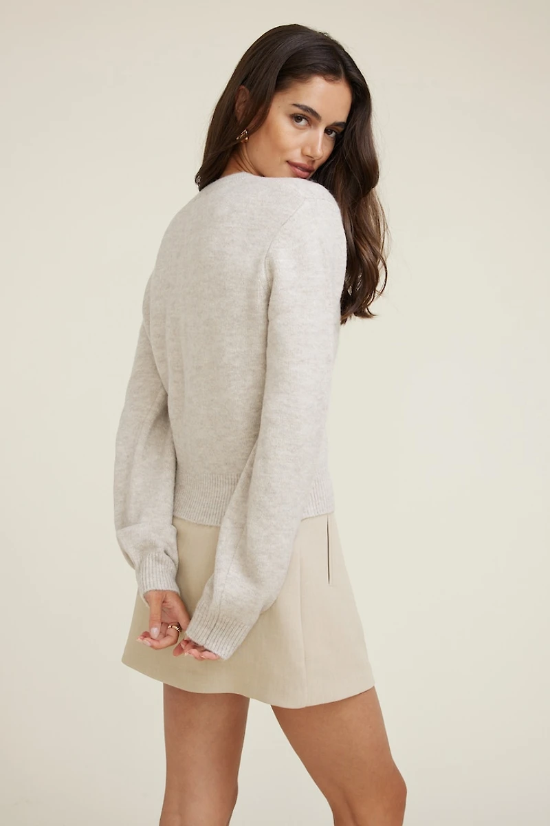 Rebecca Crewneck Cardigan