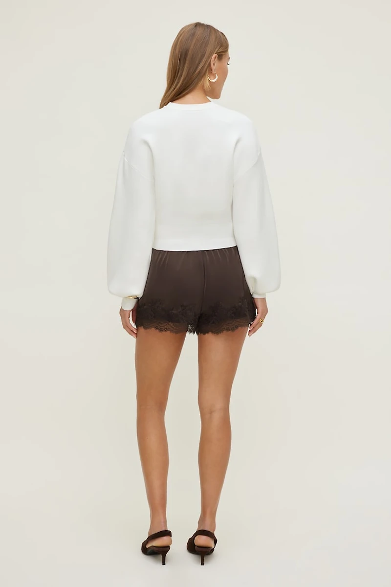 Chandail à manches bouffantes