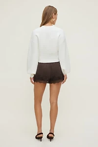 Chandail à manches bouffantes