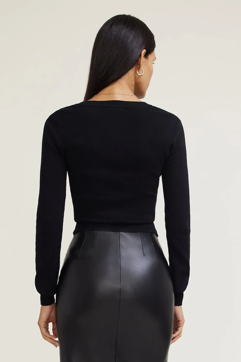 Rebecca Crewneck Cardigan