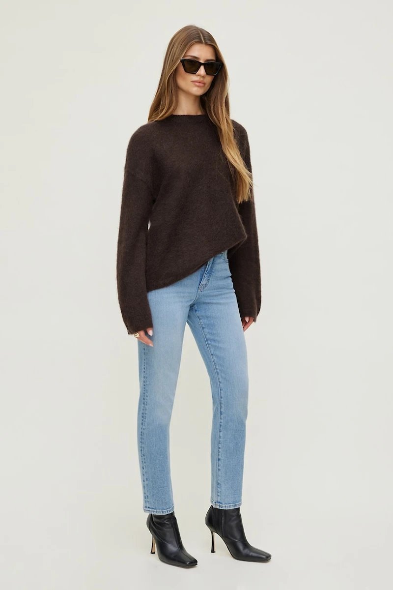 Frenchie Stretch High Rise Slim Leg Jeans