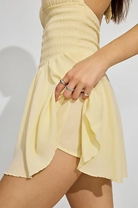 Ayla Halter Smocked Romper Dress