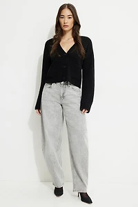 Jean décontracté à jambe courbée June