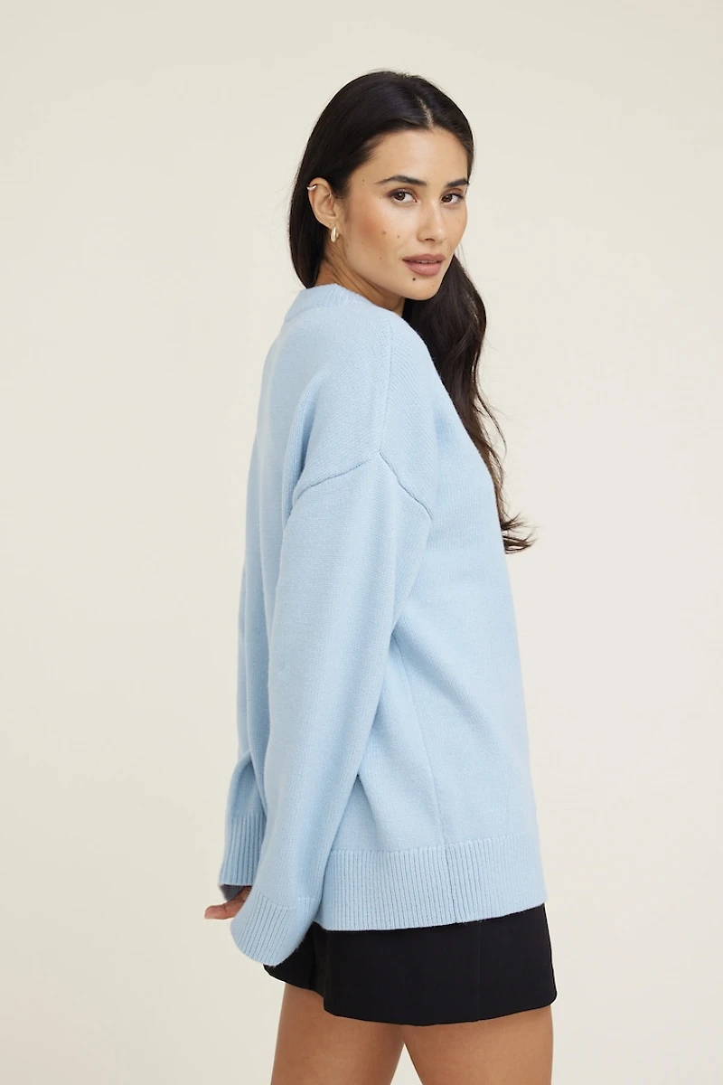 Oversized Crewneck Sweater