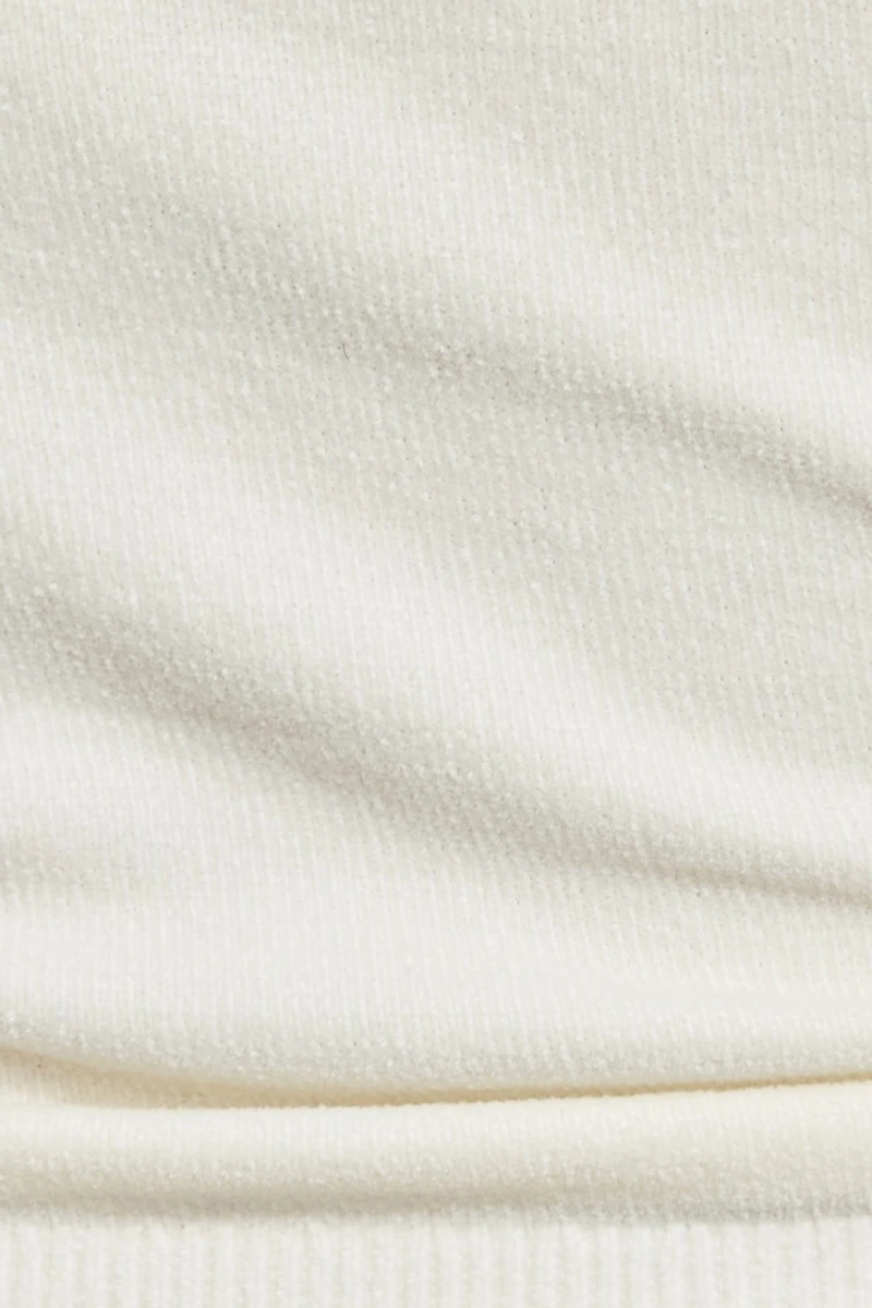 Camisole en chenille à col V avec petites bretelles