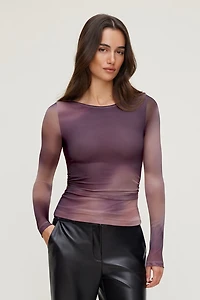 Stella Long Sleeve Mesh Top