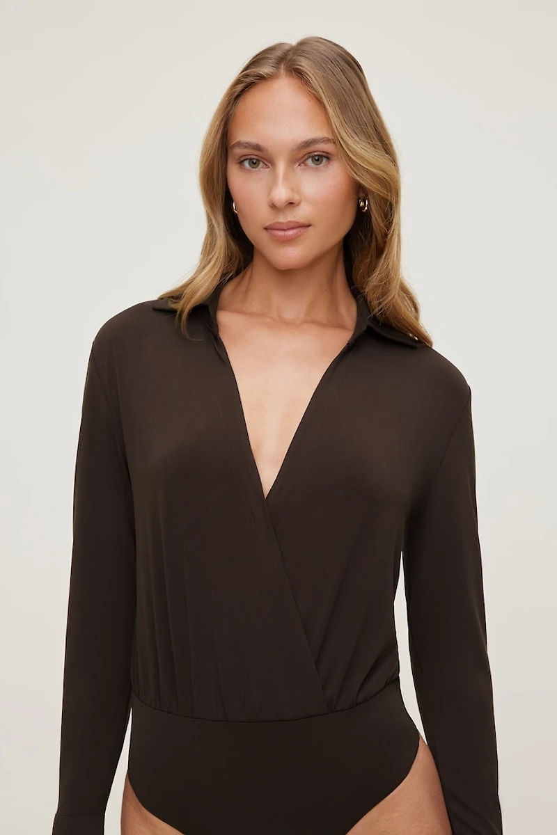Sculpt Collared Bodysuit