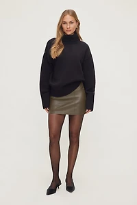Kylie Faux Leather Mini Skirt