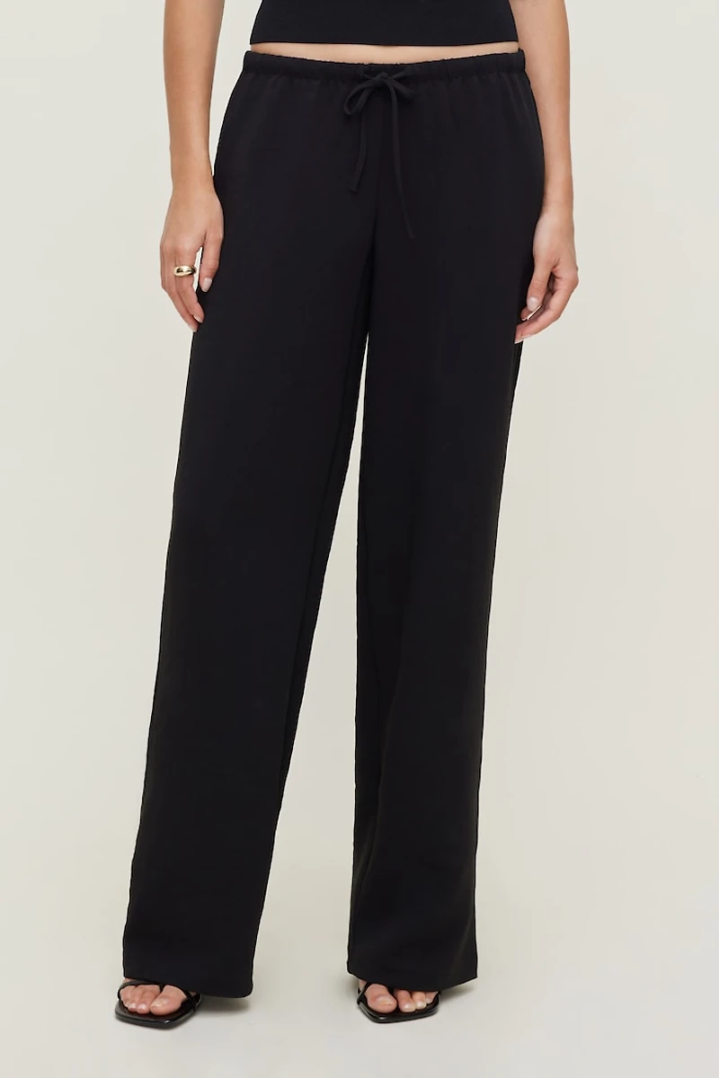 Pantalon fluide à jambe large Leo