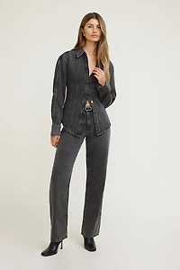 Cinched Tencel™ Denim Shirt