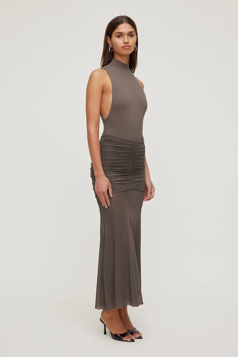 Sculpt Mock Neck Sleeveless Bodysuit