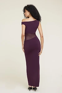 Sheer Sculpt Maxi Dress