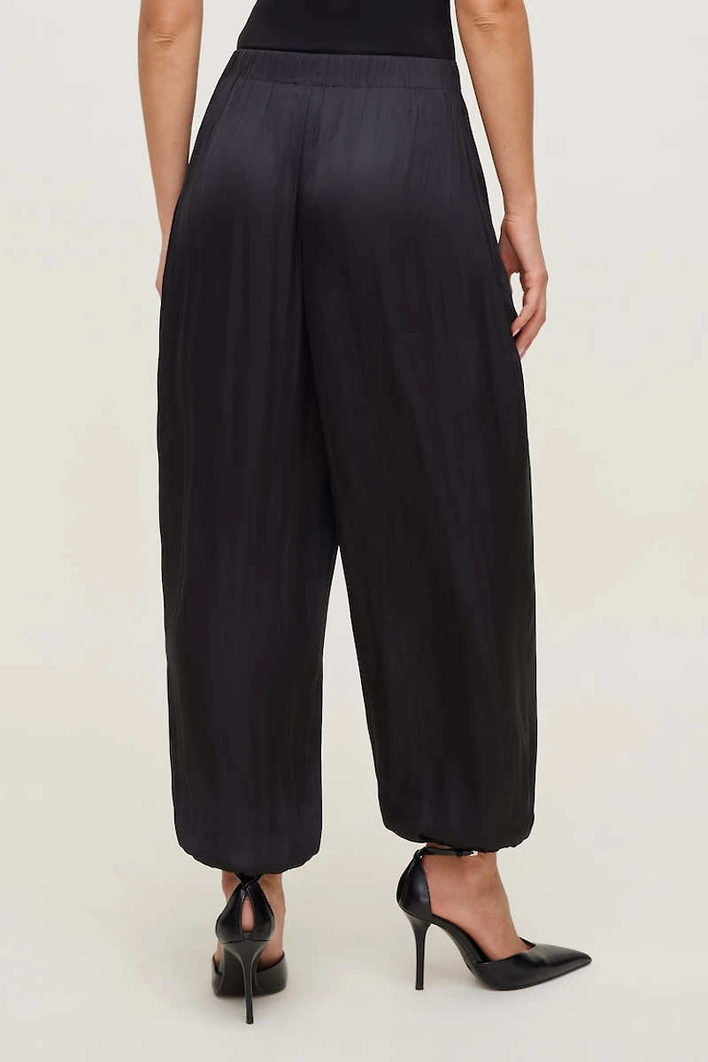 Satin Balloon Pants