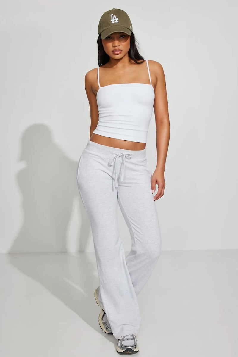 Sleek Straight Neck Cami Top