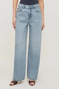 Rowan Mid Rise Baggy Wide Leg Jeans
