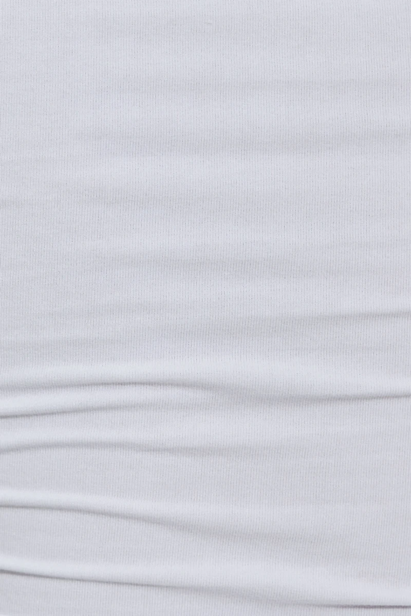 T-shirt écourté à col rond SuperSoft