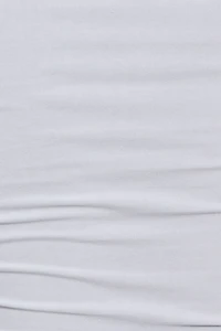 T-shirt écourté à col rond SuperSoft