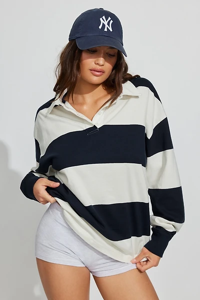 Relaxed Longsleeve Rugby Shirt