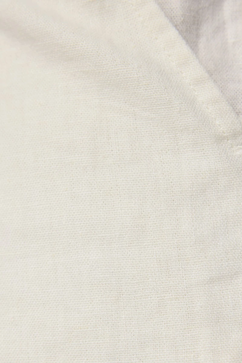 Clean Linen Mini Shorts