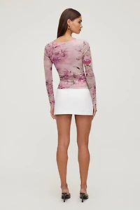 Stella Long Sleeve Mesh Top