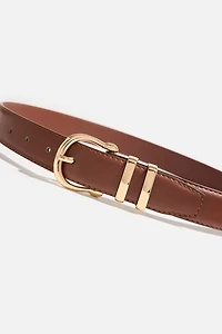 Classic Faux Leather Belt