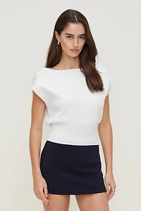 Chandail à col bateau