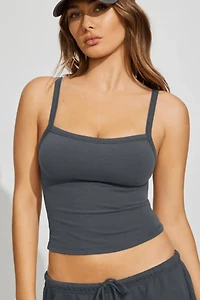 StretchTerry Binding Cami Top