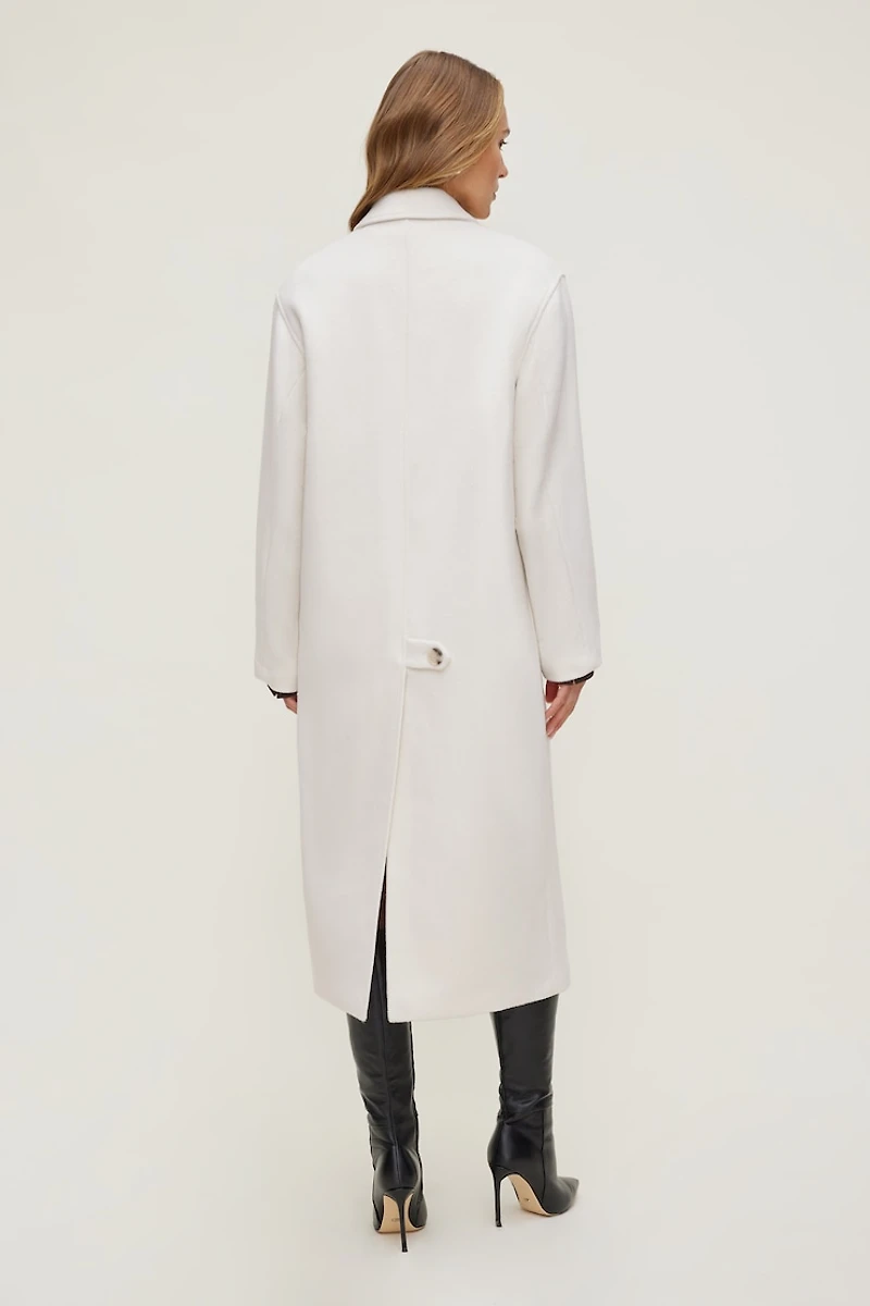 Unstructured Wool Coat