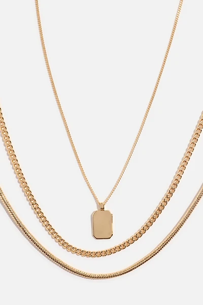 3-Pack Medallion Necklaces