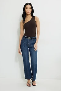 Single Shoulder Jersey Bodysuit