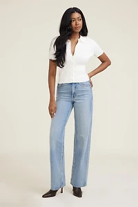 Polo Crewneck Cardigan