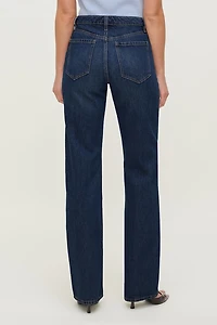 Cara Rigid High Rise Straight Leg Jeans