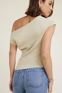 Draped Off Shoulder Top