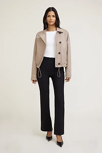 High Rise Slim Leg Pants