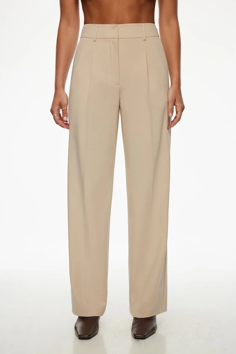 Sofia Pleated Straight Pants