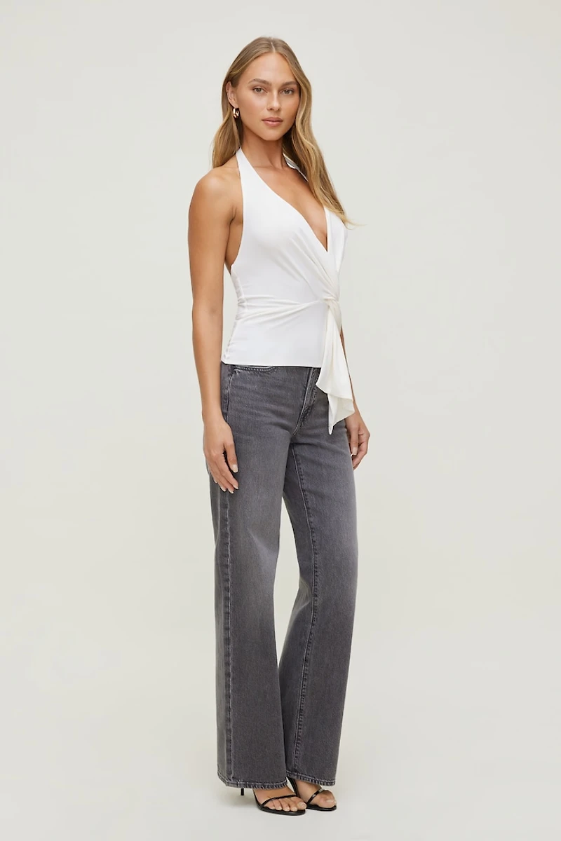 Front Drape Halter Top