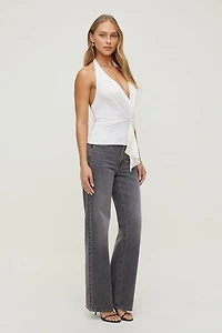 Front Drape Halter Top