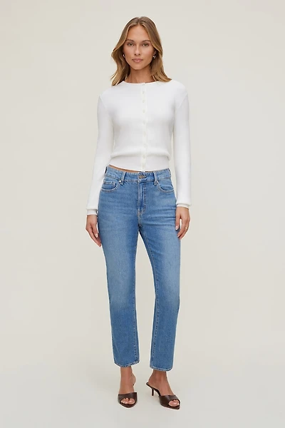 Frenchie High Rise Slim Leg Jeans