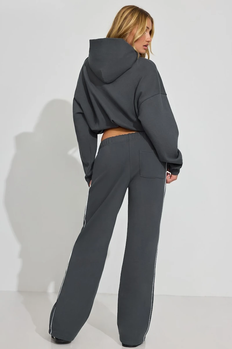 UltraFleece Straight Leg Sweatpants With Piping