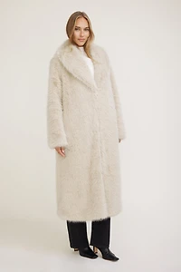 Faux Fur Maxi Coat