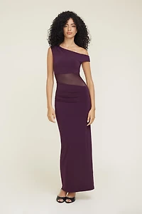 Sheer Sculpt Maxi Dress