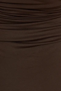 Minirobe tube froncée