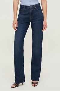 Cara Rigid High Rise Straight Leg Jeans