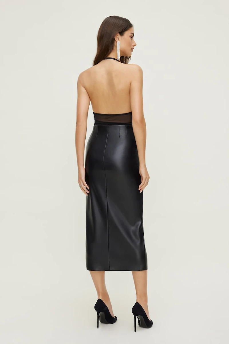 Plunging Mesh Bodysuit