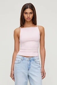 Sculpt Strappy Boat Neck Tank Top