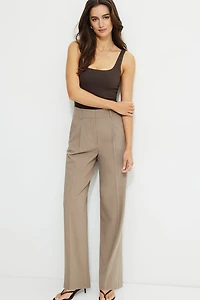 Sofia Pleated Straight Leg Pants